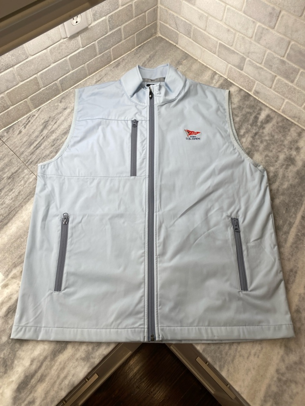 FootJoy full zip performance vest LACC 123 US Open. Los Angeles Country Club.